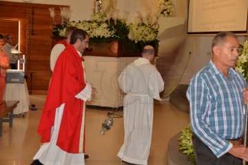 Procesión de Santiago Apóstol en Lomo Cementerio-Telde (Foto Francisco Javier Santana)